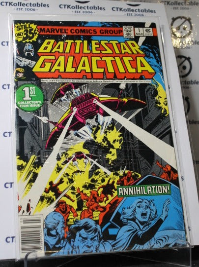 BATTLESTAR GALACTICA # 1 FIRST ISSUE MARVEL COMIC BOOK 1979