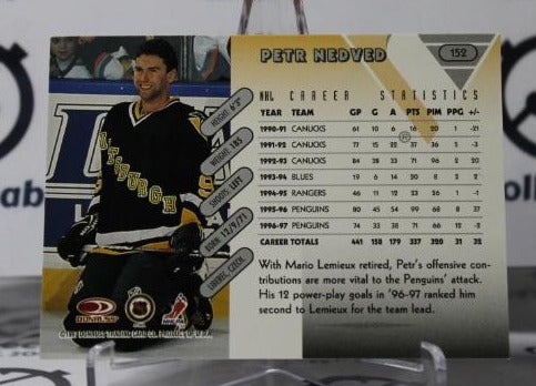 PETER NEDVED # 152 DONRUSS 1997-98 PITTSBURGH PENGUINS  NHL HOCKEY TRADING CARD