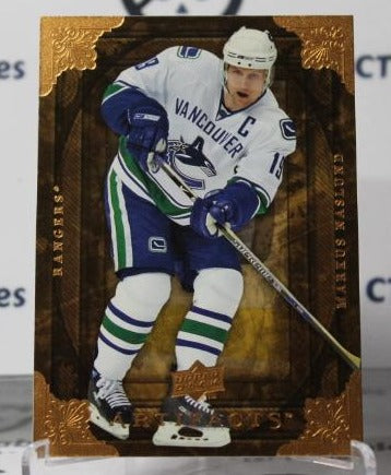 MARKUS NASLUND # 3 UPPER DECK ARTIFACTS 2008-09 VANCOUVER CANUCKS NHL HOCKEY TRADING CARD