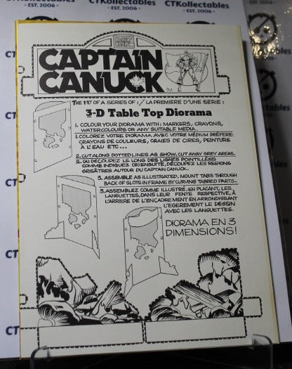 CAPTAIN CANUCK # 1 COMELY COMIX FLAG COVER  COMIC BOOK 1975