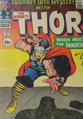 JOURNEY INTO MYSTERY WITH THE MIGHTY THOR THOR # 125   MARVEL  COMIC BOOK 1966