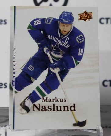 2007-08 UPPER DECK  MARKUS NASLUND # 289 VANCOUVER CANUCKS NHL HOCKEY TRADING CARD