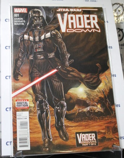 STAR WARS VADER DOWN # 001 MARVEL COMIC BOOK  2016