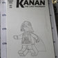 STAR WARS KANAN THE LAST PADAWAN  # 001 SKETCH COVER SIGNED DARTH VADER MARVEL COMIC BOOK  2015