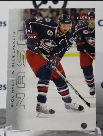 RICK NASH # 42 FLEER ULTRA 2009-10 COLUMBUS BLUE JACKETS NHL HOCKEY TRADING CARD