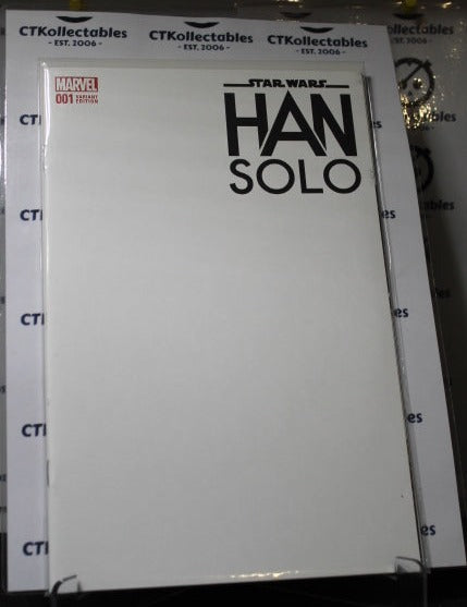 STAR WARS HAN SOLO # 001 SKETCH COVER  MARVEL COMIC BOOK  2018