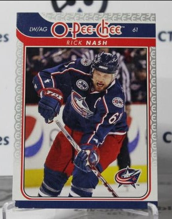 2009-10  O-PEE CHEE RICK NASH # 330 COLUMBUS BLUE JACKETS NHL HOCKEY TRADING CARD