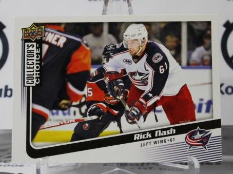 RICK NASH # 98 UPPER DECK 2009-10 COLUMBUS BLUE JACKETS NHL HOCKEY TRADING CARD