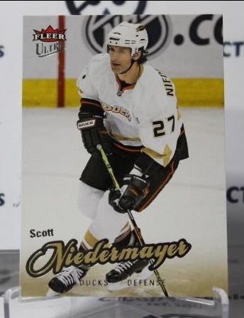 SCOTT NIEDERMAYER # 108 FLEER ULTRA 2008-09 ANAHEIM DUCKS NHL HOCKEY TRADING CARD