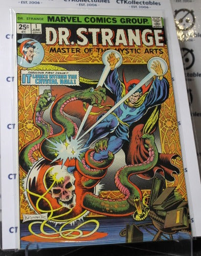 DR. STRANGE # 1 MASTER OF THE MYSTIC ARTS  1ST APPEARANCE OF SILVER DAGGER MARVEL COMIC BOOK  1974