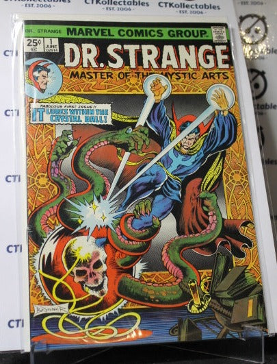 DR. STRANGE # 1 MASTER OF THE MYSTIC ARTS  1ST APPEARANCE OF SILVER DAGGER MARVEL COMIC BOOK  1974