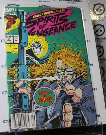 GHOST RIDER & BLAZE SPIRITS OF VENGEANCE # 2  NM MARVEL   COMIC BOOK 1992