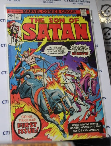 THE SON OF SATAN # 1  FIRST ISSUE MARVEL COMICS  COMIC BOOK 1975