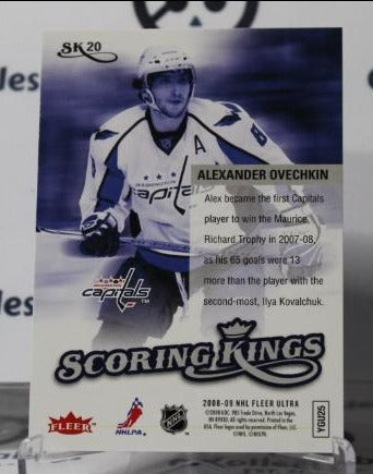 ALEXANDER OVECHKIN # SK20 SCORE KINGS FLEER ULTRA 2008-09 WASHINGTON CAPITALS NHL HOCKEY TRADING CARD