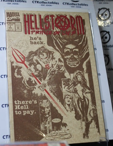 HELLSTORM # 1 PRINCE OF LIES  MARVEL COMIC BOOK  1993
