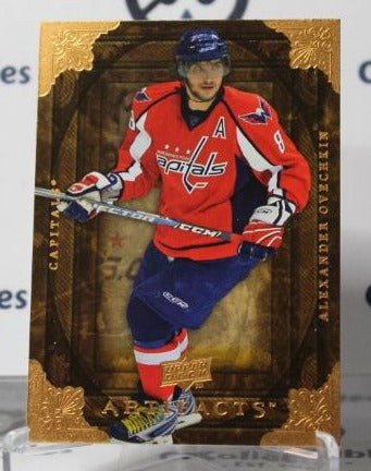 ALEXANDER OVECHKIN # 1 UPPER DECK ARTIFACTS 2008-09 WASHINGTON CAPITALS NHL HOCKEY TRADING CARD