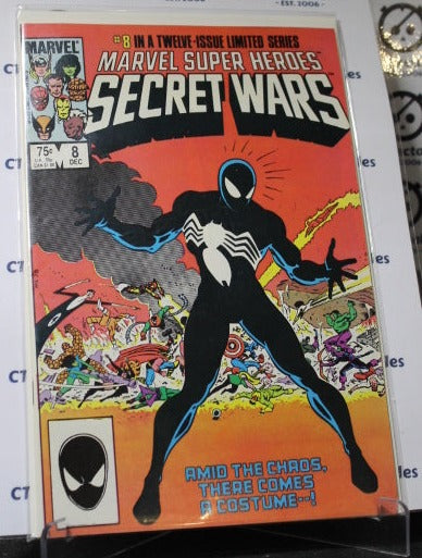 MARVEL SUPER HEROES SECRET WARS # 8 ORIGIN OF SYMBIOTE VENOM MARVEL COMIC BOOK 1984