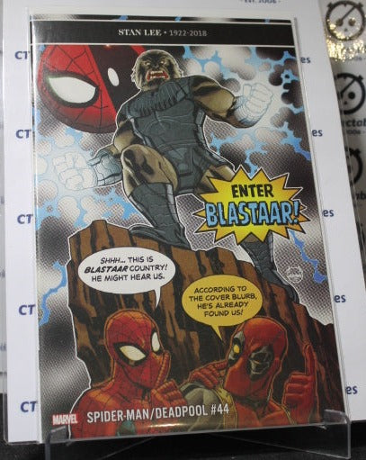SPIDER-MAN / DEADPOOL # 44 TRIBUTE TO STAN LEE  MARVEL COMICS PARENTAL ADVISORY 2019