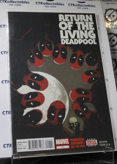 RETURN OF THE LIVING DEADPOOL # 1  MARVEL COMICS PARENTAL ADVISORY 2015