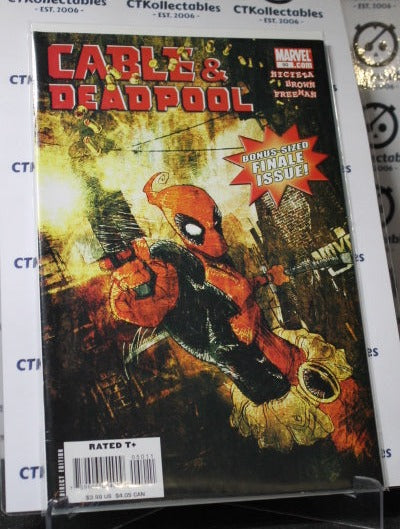 CABLE & DEADPOOL # 50 FINALE ISSUE  MARVEL COMICS FIRST VENOMPOOL PARENTAL ADVISORY 2008