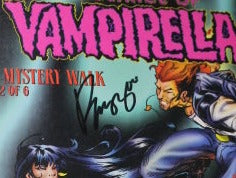 VENGEANCE OF VAMPIRELLA  # 15 PART 2 OF 6 VAMPI UNIVERSE SIGNED BUZZ  HARRIS COMICS  1995