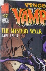VENGEANCE OF VAMPIRELLA  # 17 PART 4 OF 6 VAMPI UNIVERSE SIGNED BUZZ  HARRIS COMICS  1995