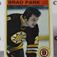 BRAD PARK # 19 O-PEE CHEE 1982-83 BOSTON BRUINS  NHL HOCKEY TRADING CARD