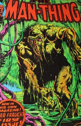 MAN-THING # 1 FIRST ISSUE MAGAZINE SIZE MARVEL / PAGE PUBLICATIONS COMIC BOOK 1973/78