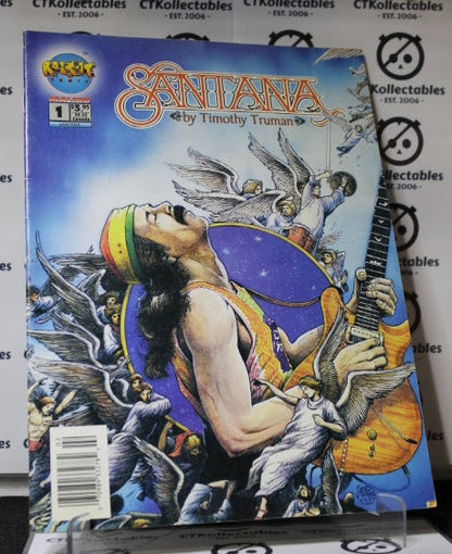 SANTANA # 1  ROCK-IT COMICS MALIBU MAGAZINE SIZE  COMIC BOOK 1994
