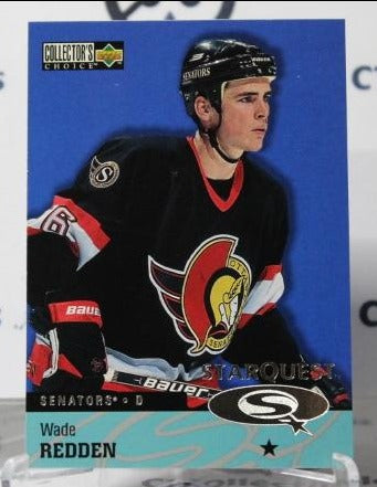 WADE REDDEN # SQ6 STAR QUEST UPPER DECK 1997-1998 OTTAWA SENATORS NHL TRADING CARD