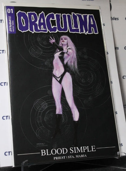 DRACULINA # 1 BLOOD SIMPLE   HOMAGE VAMPIRELLA VARIANT COVER DYNAMITE COMICS 2023