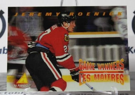 JEREMY ROENICK #McD-16 PINNACLE McDONALD'S 1995-96 CHICAGO BLACKHAWKS NHL HOCKEY TRADING CARD