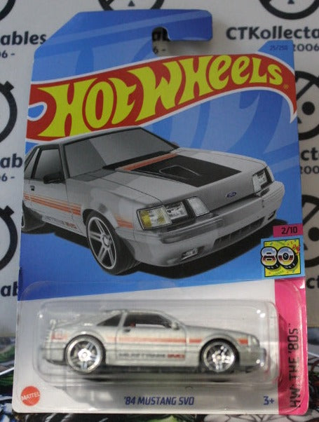 HOT WHEELS MATTEL "84 MUSTANG SVD 25/250 HW THE 80s  2/10 - 2021