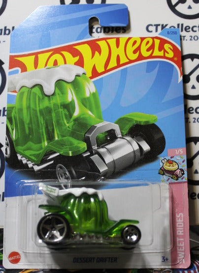 HOT WHEELS MATTEL SWEET RIDES GREEN 8/250 DESSERT DRIFTER 1/5 - 2021