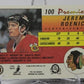JEREMY ROENICK # 100  ROOKIEO-PEE CHEE PREMIER 1990-91 CHICAGO BLACKHAWKS NHL HOCKEY TRADING CARD