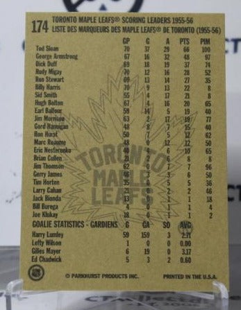 TOD SLOAN # 174 PARKHURST MISSING LINK REPRINT TORONTO MAPLE LEAFS NHL HOCKEY TRADING CARD