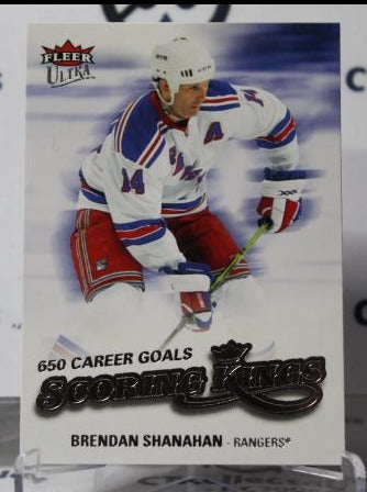 BRENDAN SHANAHAN # SK17 SCORING KINGS FLEER ULTRA 2007-08 NEW YORK RANGERS  NHL HOCKEY TRADING CARD