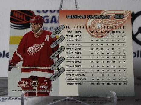 BRENDAN SHANAHAN # 181 DONRUSS 1997-98 DETROIT RED WINGS  NHL HOCKEY TRADING CARD