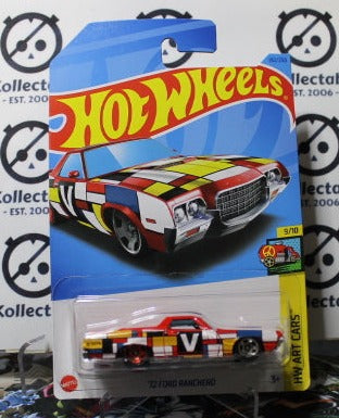 HOT WHEELS MATTEL '72 FORD RANCHERO 142/250 HW ART CARS 9/10 - 2021