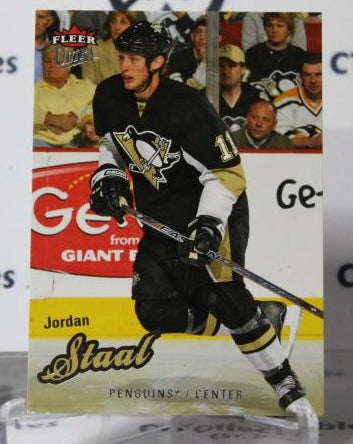 JORDAN STAAL # 80 FLEER ULTRA 2008-09 PITTSBURGH PENGUINS NHL HOCKEY TRADING CARD