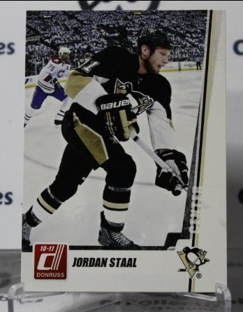 JORDAN STAAL # 55 DONRUSS 20010-11 PITTSBURGH PENGUINS NHL HOCKEY TRADING CARD