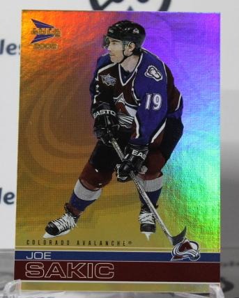 JOE SAKIC # 7 PACIFIC McDONALD'S 2001-02 COLORADO AVALANCHE  NHL HOCKEY TRADING CARD