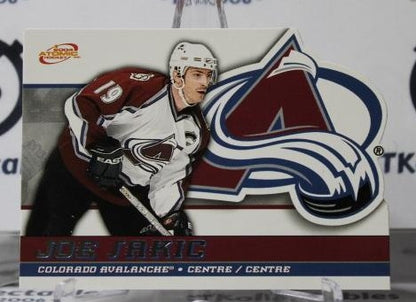 JOE SAKIC # 10 PACIFIC MDONALD'S DIE CUT 2003-04 COLORADO AVALANCHE  NHL HOCKEY TRADING CARD