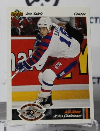 JOE SAKIC # 616 UPPER DECK 1991-92 QUEBEC NORDIQUES  NHL HOCKEY TRADING CARD