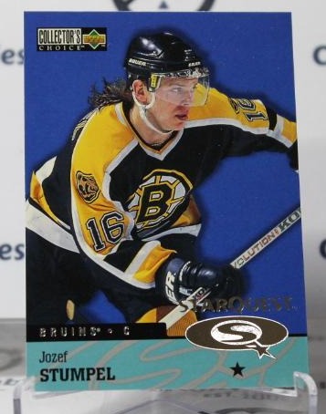 JOZEF STUMPEL # SQ17 UPPER DECK 1997-98 BOSTON BRUINS NHL HOCKEY TRADING CARD