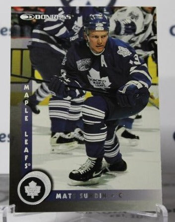 MATS SUNDIN # 139 DONRUSS 1997-98 TORONTO MAPLE LEAFS  NHL HOCKEY TRADING CARD