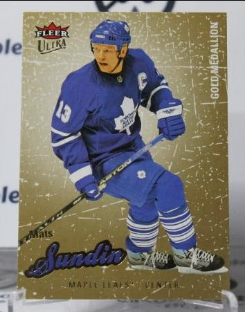 MATS SUNDIN # 89 FLEER ULTRA 2008-09 TORONTO MAPLE LEAFS  NHL HOCKEY TRADING CARD