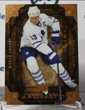 MATS SUNDIN # 7 UPPER DECK ARTIFACTS 2008-09 TORONTO MAPLE LEAFS  NHL HOCKEY TRADING CARD