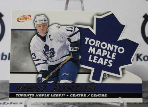 MATS SUNDIN # 50 PACIFIC  McDONALD'S DIE CUT  2003-04 TORONTO MAPLE LEAFS  NHL HOCKEY TRADING CARD