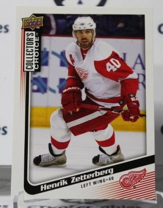 HENRIK ZETTERBERG # 194 UPPER DECK 2009-10 DETROIT RED WINGS NHL HOCKEY TRADING CARD